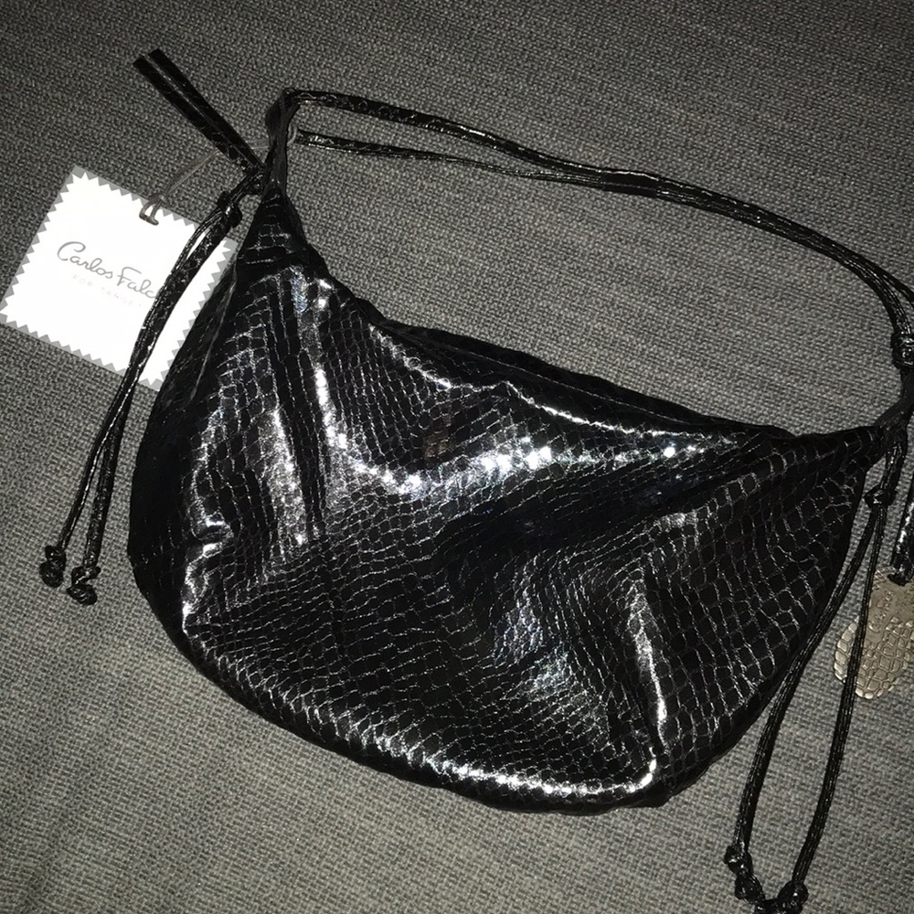 Python Print Carlos Falchi Mini-Bag - image 1